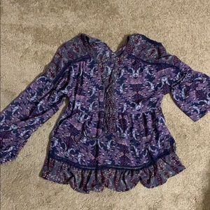 Purple blouse